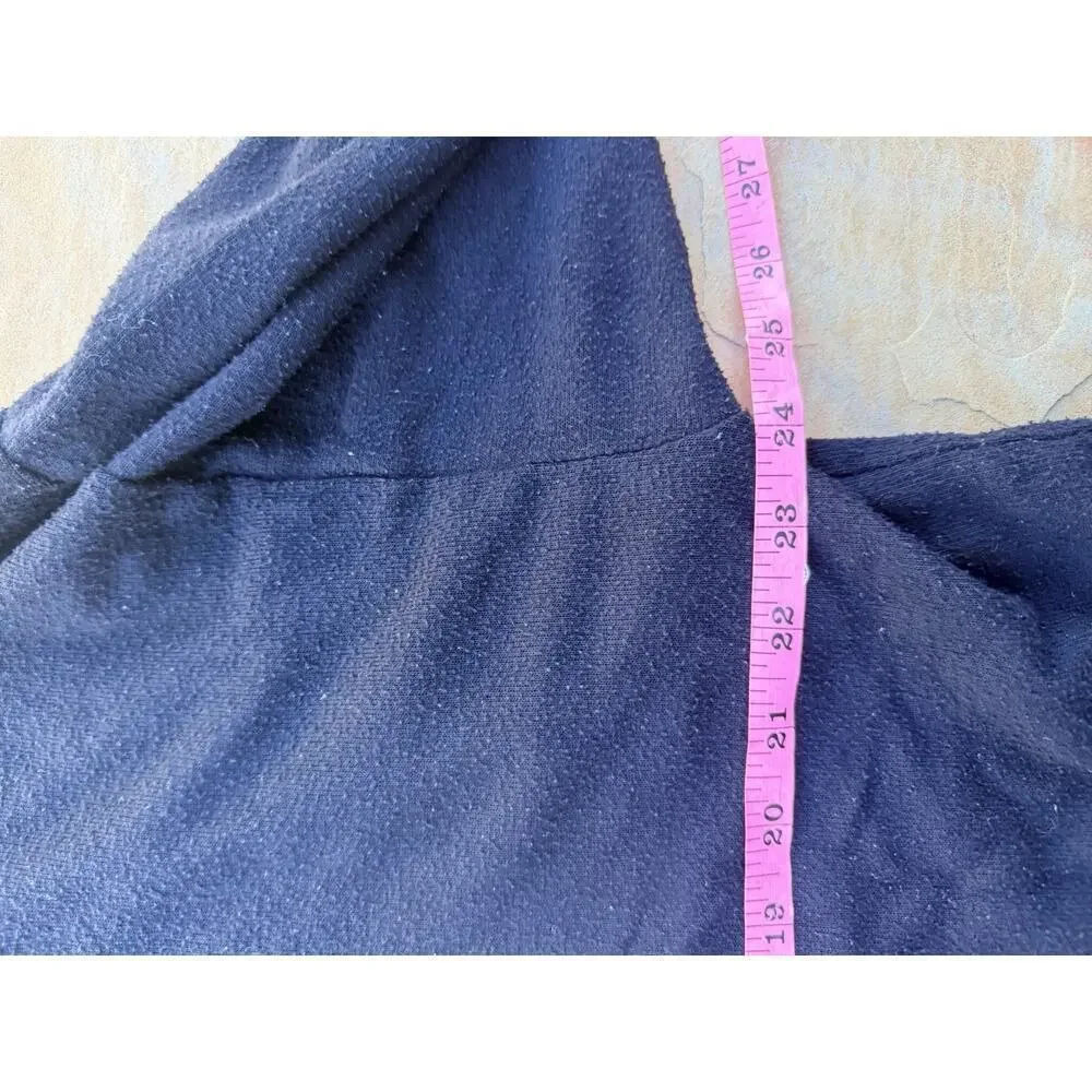 Alo Yoga Zip-Up Hoodie Black | Women’s Size L | Lightweight Soft Athleisure BZ